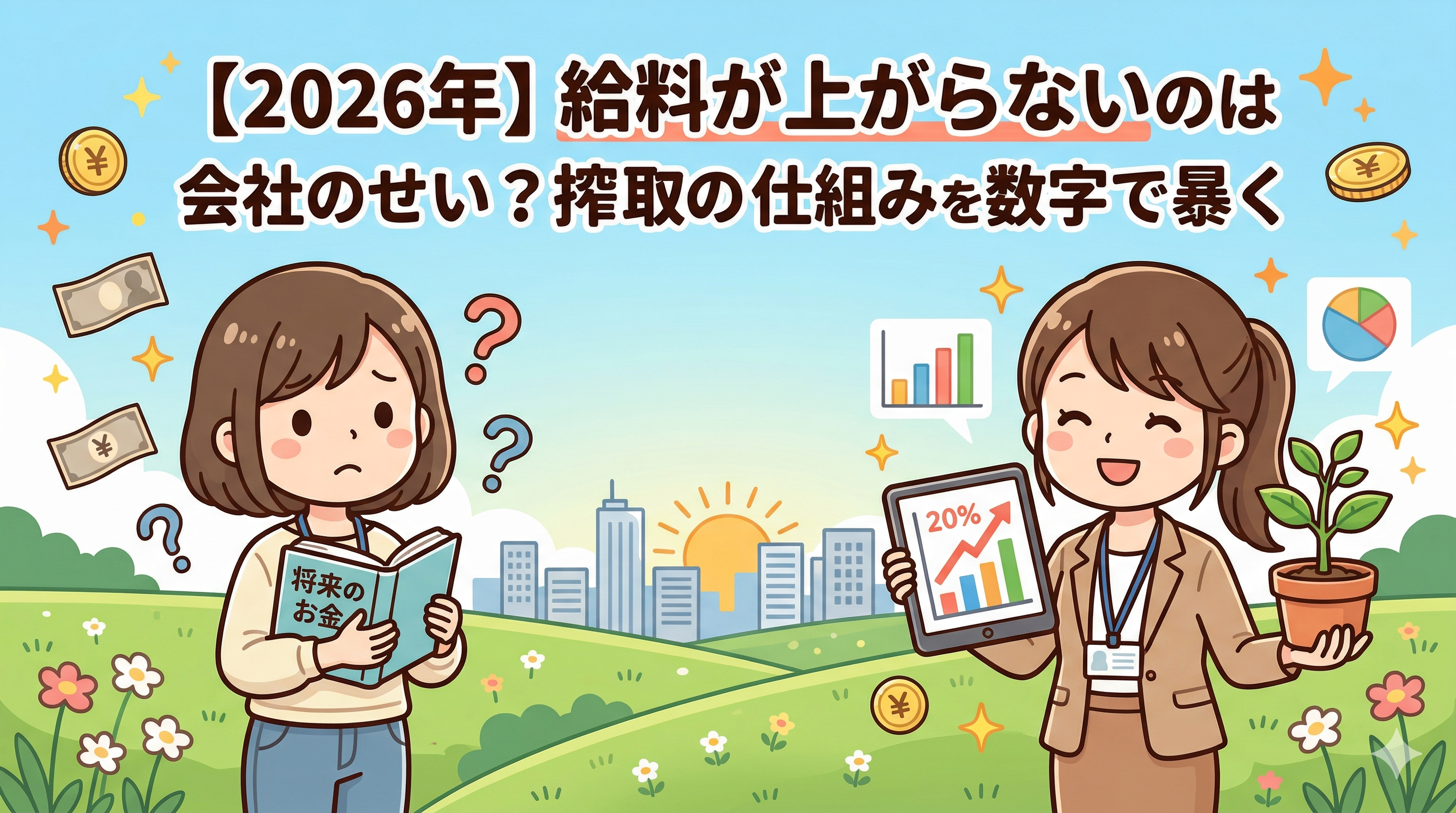 給料が上がらないのは会社のせい?搾取の仕組みを数字で暴く