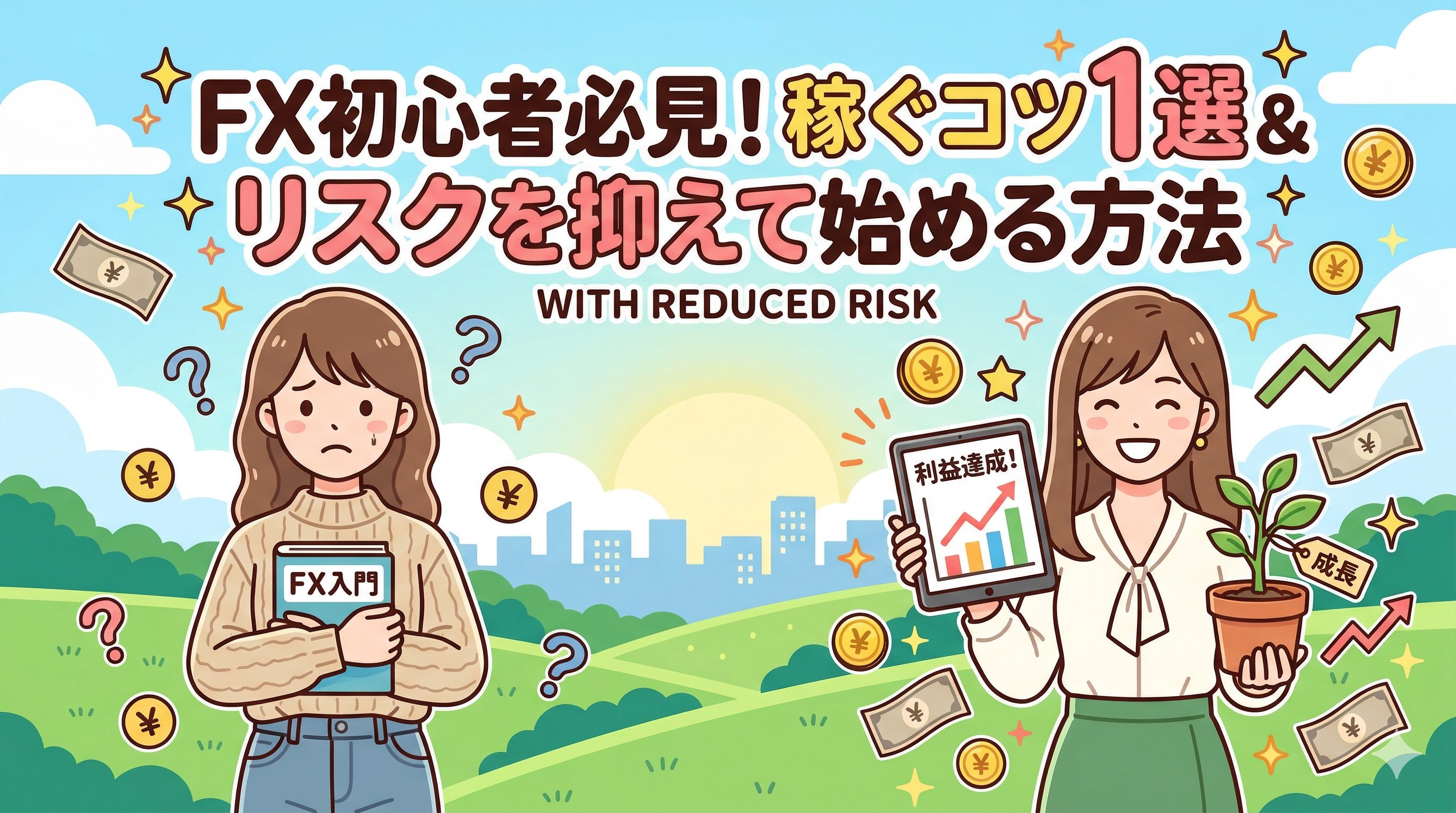 FXで溶かす人と稼ぐ人の違いはたった1つ。低収入でもリスクを抑えて始める方法