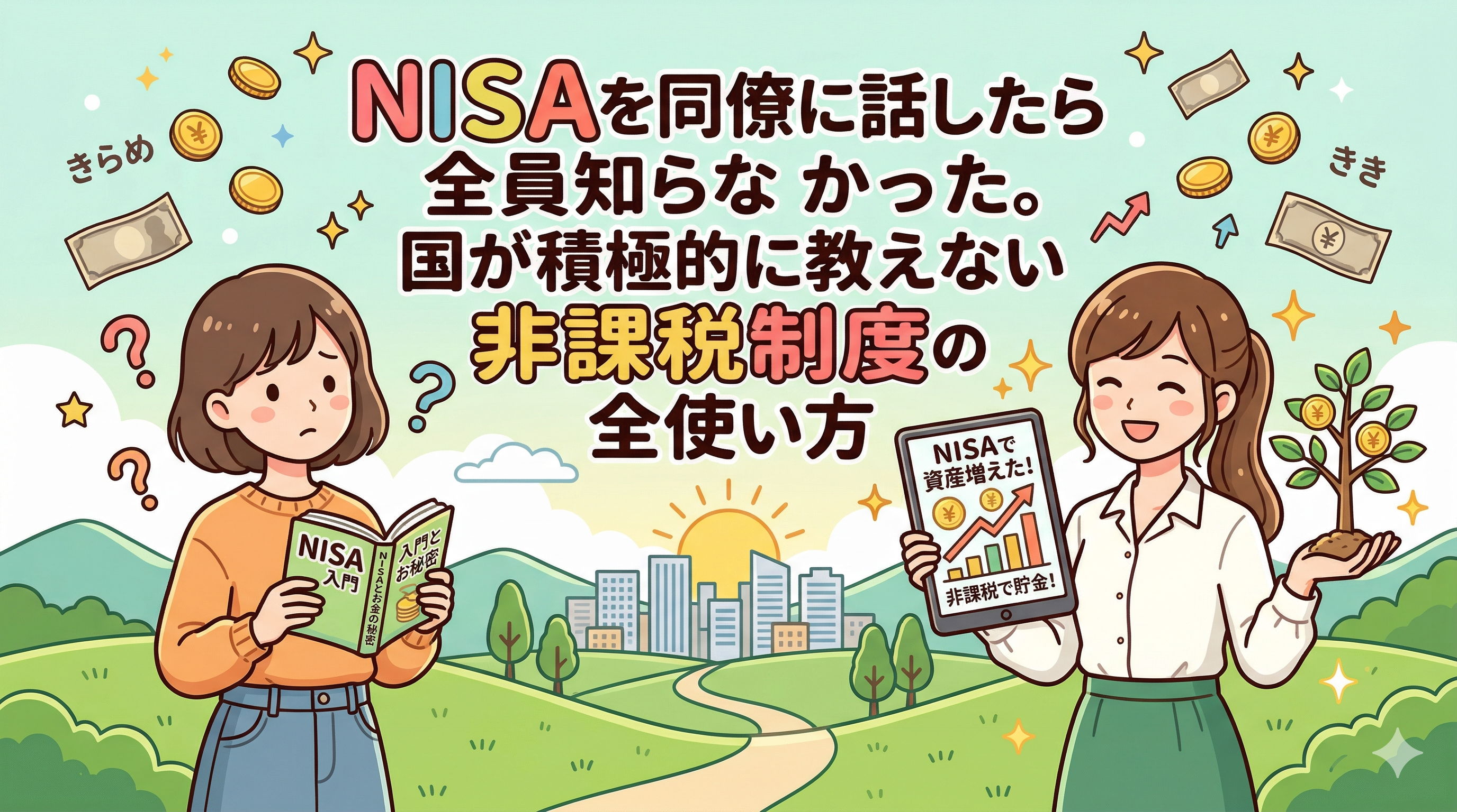 NISAを同僚に話したら全員知らなかった。国が積極的に教えない非課税制度の全使い方