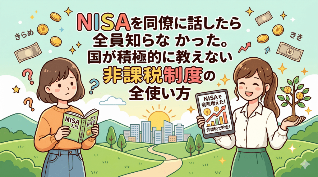 NISAを同僚に話したら全員知らなかった。国が積極的に教えない非課税制度の全使い方