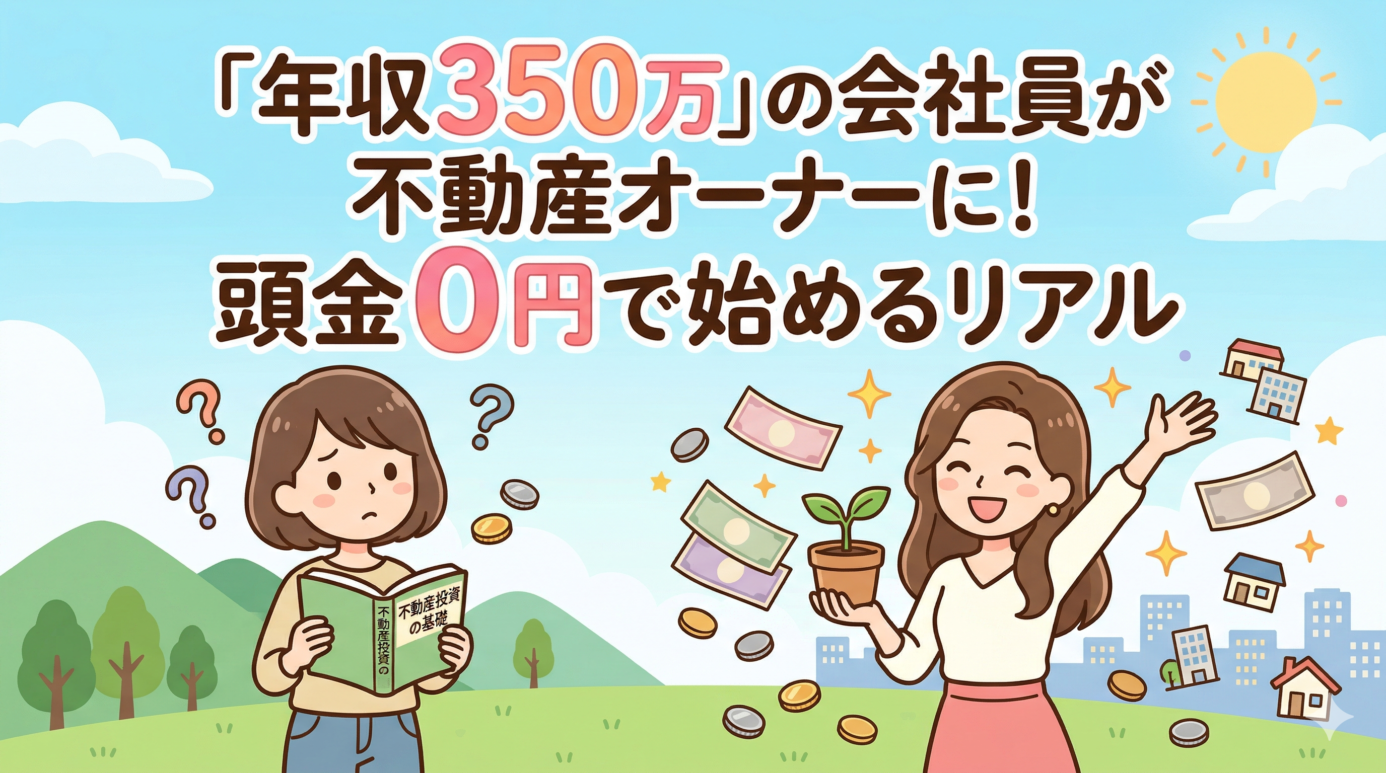 年収350万の会社員が不動産オーナーになった話。頭金ゼロで始められる理由と現実