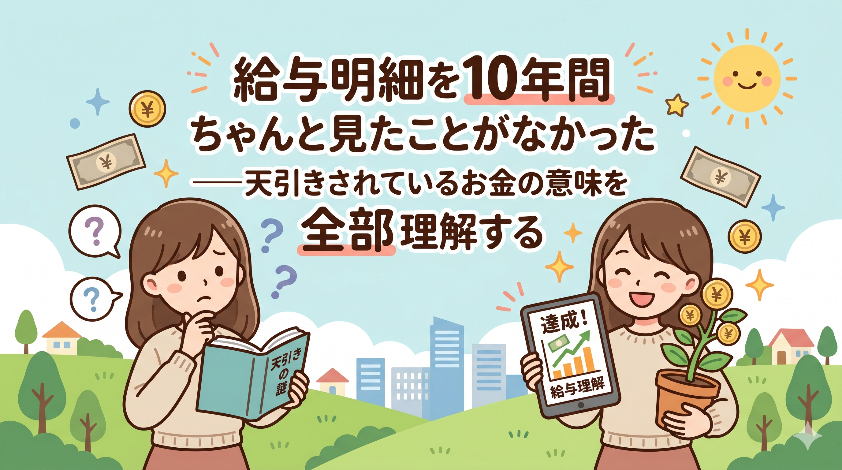 給与明細を10年間ちゃんと見たことがなかった——天引きされているお金の意味を全部理解する