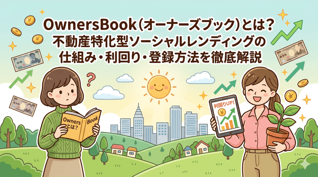 OwnersBook（オーナーズブック）とは？不動産特化型ソーシャルレンディングの仕組み・利回り・登録方法を徹底解説