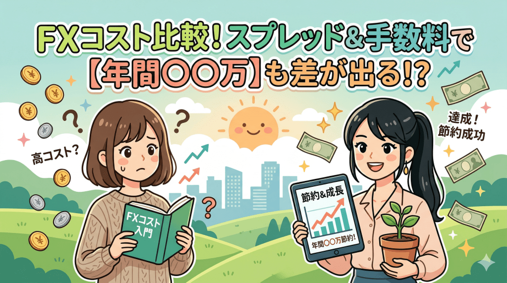 FX会社によってスプレッドと手数料がこんなに違う——コストだけで年間いくら差が出るか比較してみた