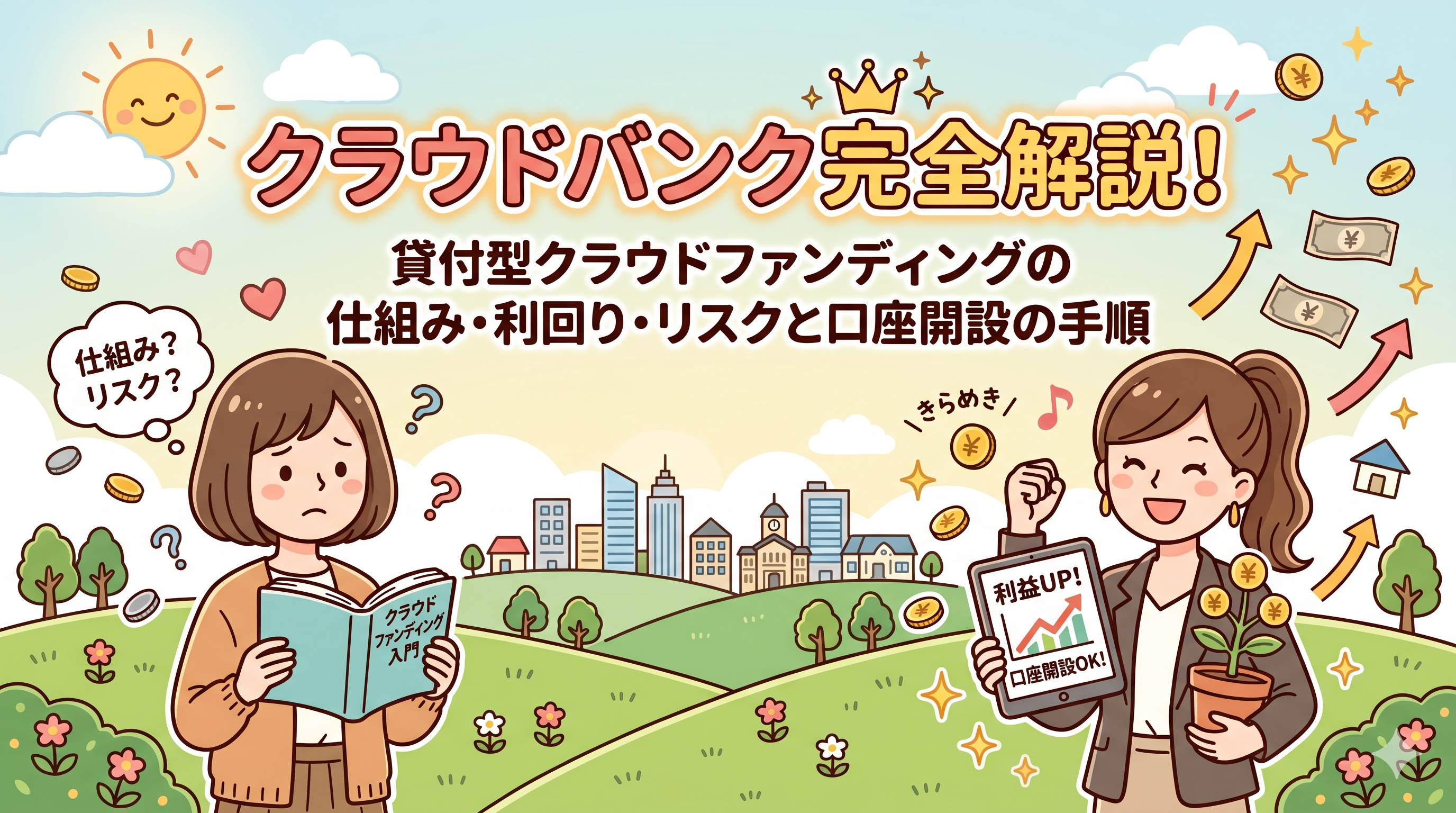 クラウドバンクとは?貸付型クラウドファンディングの仕組み・利回り・リスクと口座開設の手順を完全解説