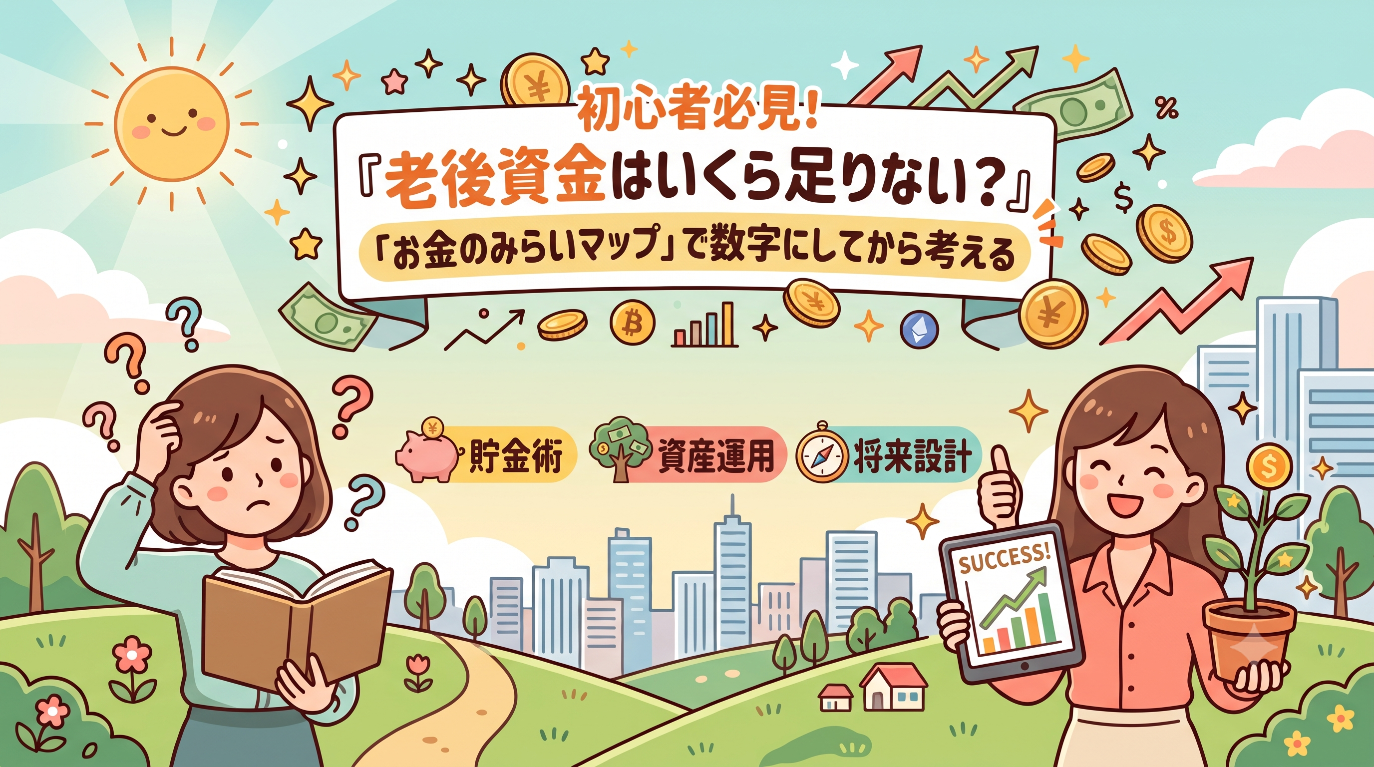 老後資金はいくら足りない？「お金のみらいマップ」で数字にしてから考える