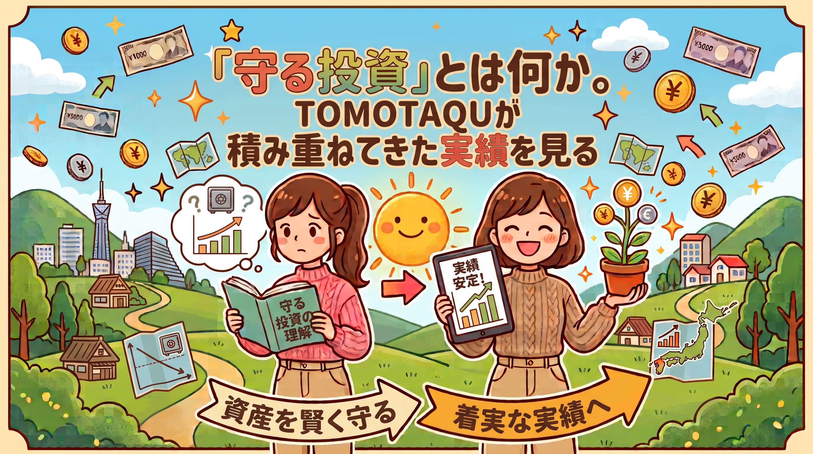 「守る投資」とは何か。TOMOTAQUが積み重ねてきた実績を見る