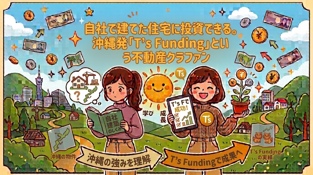 自社で建てた住宅に投資できる。沖縄発「T’s Funding」という不動産クラファン